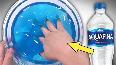 Diy Clear Water Slime Recipe💦🎧👅 How To Make Jiggly Water Slime At Home