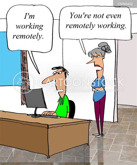 Working Remotely Cartoons And Comics Funny Pictures From