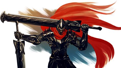465141 4k Digital Art Sword Fan Art Black Knight Hero Knight