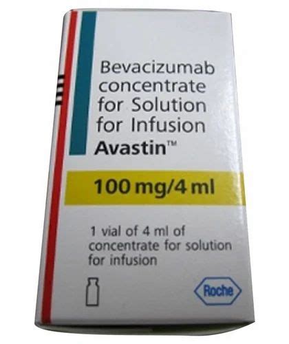 Roche Avastin Bevacizumab Injection Dosage Form Liquid Packaging