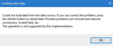 Arcgis Desktop Arcmap Could Not Load Data From The Data Source