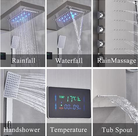 Buy Zovajonia Led Shower Panel Tower System Hydroelectricity Display