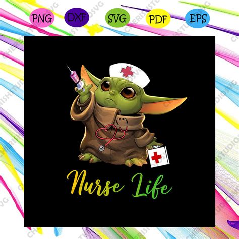 Baby Yoda Nurse Life Png Trending Png Baby Yoda Png Nurse Life Png