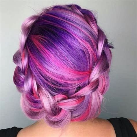 Purple Hair And Purple Highlights Look Chic And Unusual Click To
