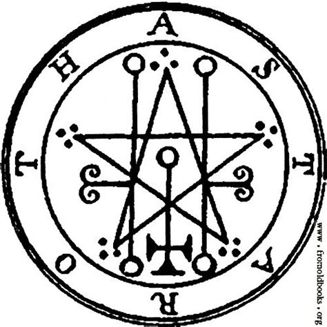 29 Seal Of Astaroth Image 500x500 Pixels Demonologia Símbolos
