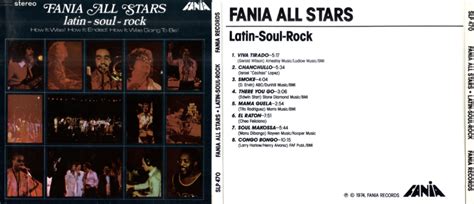 Fania All Stars Latin Soul Rock 1974