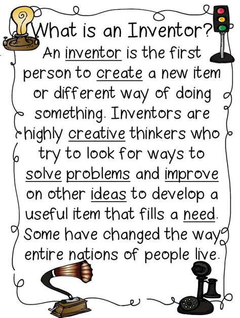 First Grade Inventions