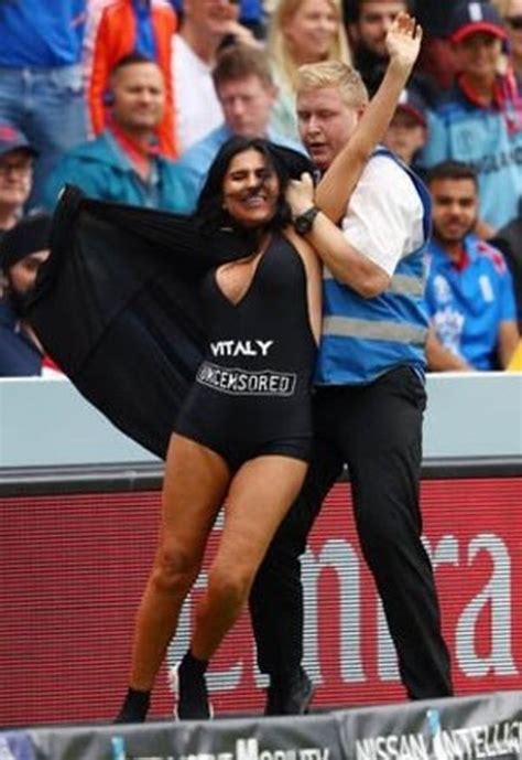 Sexy Girl Streaker Champions League Final Images Telegraph
