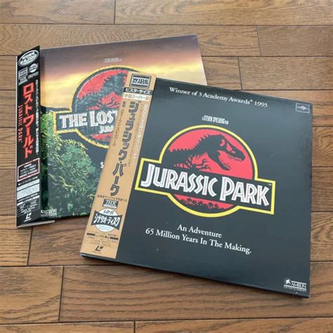 Jurassic Park And The Lost World Widescreen Japan Laserdisc Ld Ntsc Wobi
