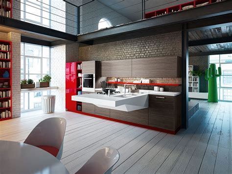 Space Saving Kitchens With Versatile Cantilevered Workstation