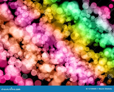 Abstract Lights Stock Image Image Of Colorful Celebrate 12100685