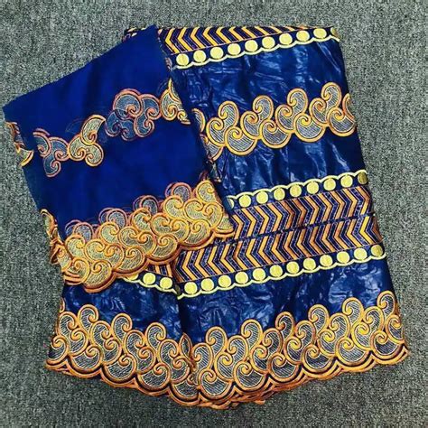 2018 New Arrival African Bazin Riche Fabric Embroidered French Bazin