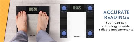 Health O Meter Glass Weight Tracking Digital Scale For Body