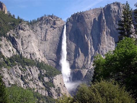 Fileyosemite National Park Mountains Waterfall