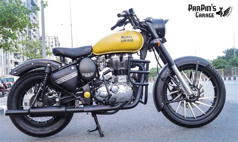 Royal enfield bullet 350 prices have also shot up by rs 2,755 across its ks (kick start) and es (electric start) variants. Royal Enfield Classic 350 in Matte Yellow by ParPin's Garage