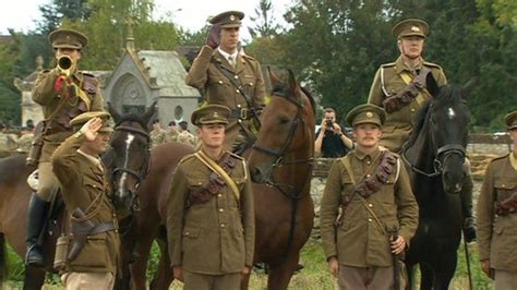 World War One Cavalry Role Marked In War Horse Ride Bbc News