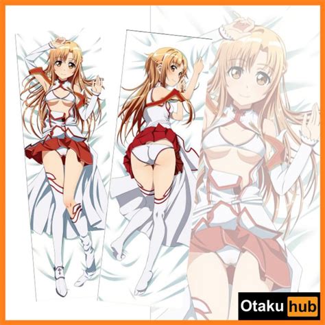 Asuna Yuuki Sword Art Online Anime Dakimakura Body Pillow Cover Shopee Philippines