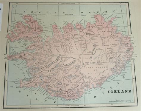 Iliffs Imperial Atlas Of The World 3 Maps Iceland Holland And