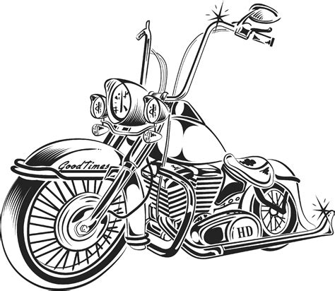 Lista 97 Foto Dibujos De Motos Harley Davidson Lleno