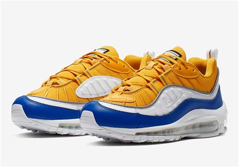Nike Air Max 98 Yellow White Blue At6640 700 Release Info
