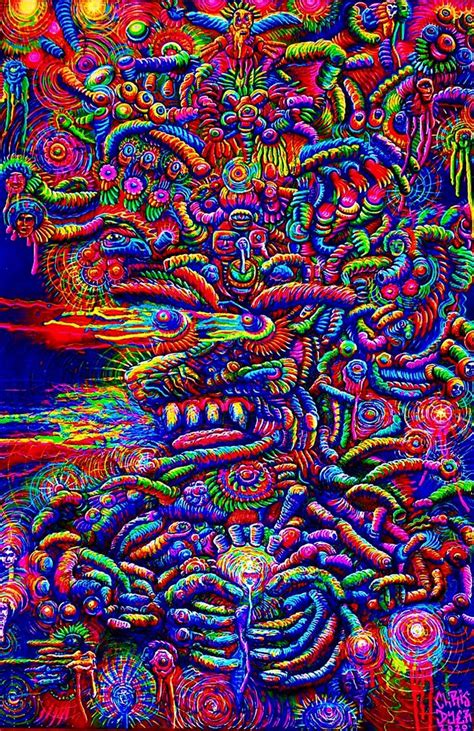 New Chrisdyer Psychedelic Art Trippy Wallpaper Art