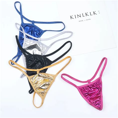 shiny g string micro mini thong sexy panty exotic lingerie briefs underwear bikini shorts ladies