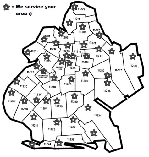 Brooklyn Zip Code Map With Neighborhoods