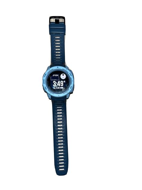 Garmin 010 02064 64 Instinct Rugged Gps Sea Foam Watch Blue For Sale