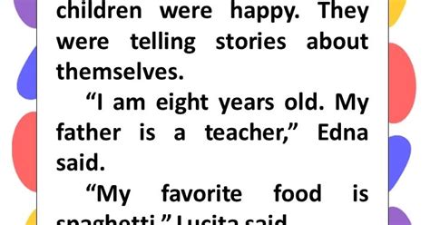 Teacher Fun Files English Reading Passages 17