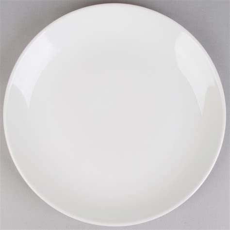 12 Coupe Plate Bright White Round Porcelain Plate 12case