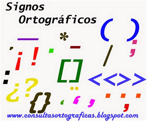 Consultas Ortográficas Signos Ortográficos