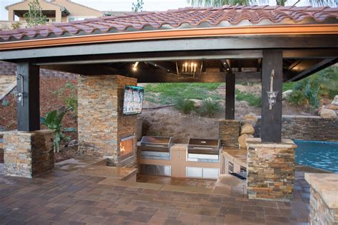 Top Outdoor Kitchen Ideas With A Pool Or Not California Pools