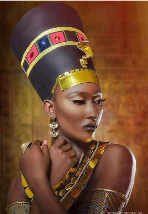 Queen Nefertiti Totem Natural Beauty Goddess Beautiful Women Mask Makeup Queens Props