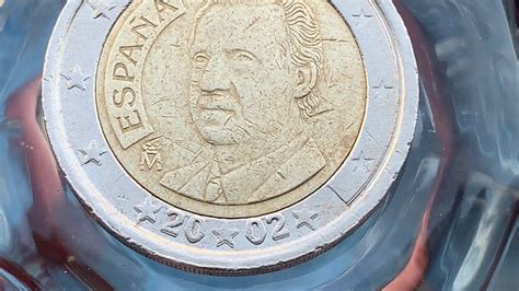 2 Euro Rare Coins 2002 Spain Youtube