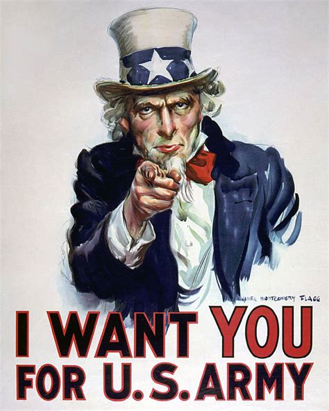World War One Uncle Sam Artist James Montgomery Flagg Flickr