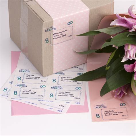 Each label must be readable and scannable for 24 months. Avery Laser Shipping Labels Clear 25 Sheets 8 Per Page ...