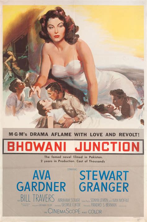 bhowani junction 1956 u s one sheet poster posteritati movie poster gallery
