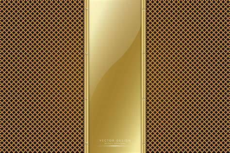 Metallic Gold Panel With Golden Line Texture 1640026 Vector Art At Vecteezy