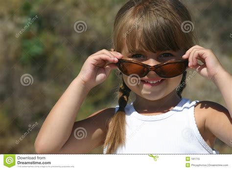 Pretty Girl With Sunglasses Stock Image Image Of Attractive Pretty