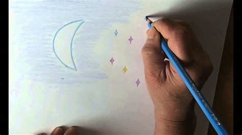 Draw A Night Sky Youtube