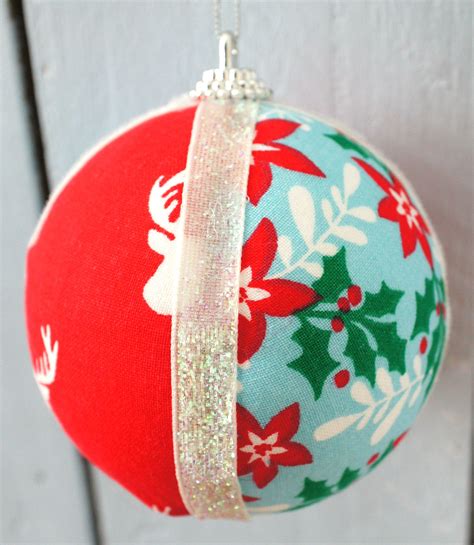 Christmas Fabric Ornament How To Make Christines Crafts Christmas