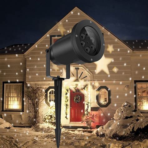 Led Outdoor Waterproof Ip65 Christmas Warm White Star Projector Light