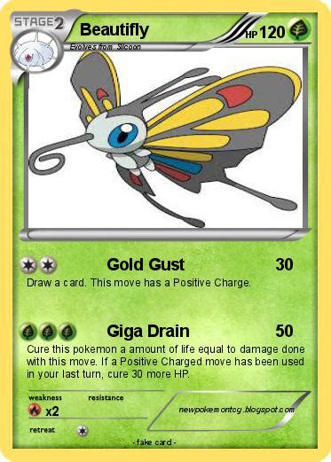 Pokémon Beautifly 42 42 Gold Gust My Pokemon Card