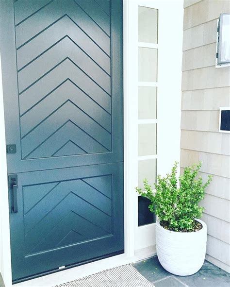 Love The Simplicity Of This Chevron Door At Our Walkstreetclient