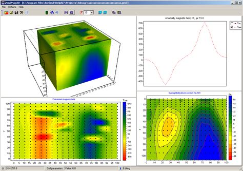 Zondgm3d Software For 3d Interpretation Of Gravity And Magnetic Data