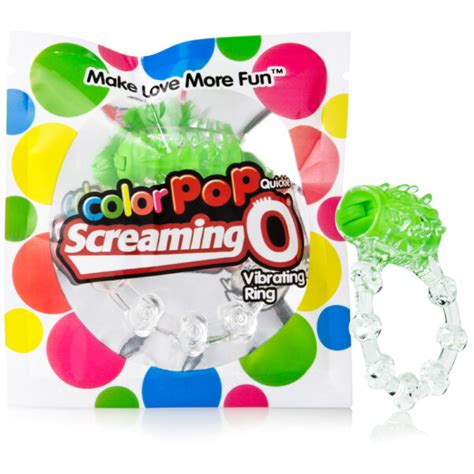 Color Pop Quickie Screaming O Green Sex Toys