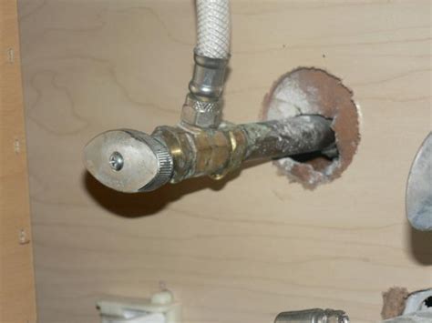 To do this, turn on one faucet at a time until you can find out which supply line is leaking water. Leak near a quarter-turn valve (undersink plumbing ...
