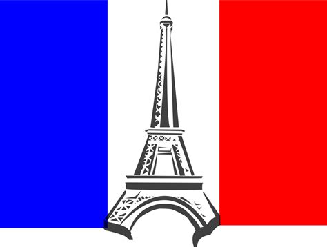 Tour Eiffel La France Drapeau Images Vectorielles Gratuites Sur Pixabay