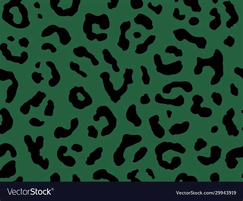 Seamless Leopard Fur Pattern Royalty Free Vector Image