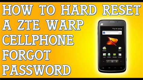 You will need to know then when you get a new router, or when you reset your router. Forgot Password ZTE Warp How To Hard Reset - YouTube